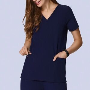 Mandala 6 pocket scrub top